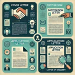 the four types of letters: Cover Letter, Motivation Letter, Application Letter, and Letter of Enquiry the four types of letters: Cover Letter, Motivation Letter, Application Letter, and Letter of Enquiry