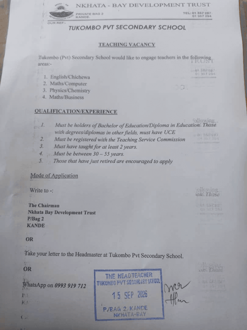 SECONDARY SCHOOL TEACHERS
